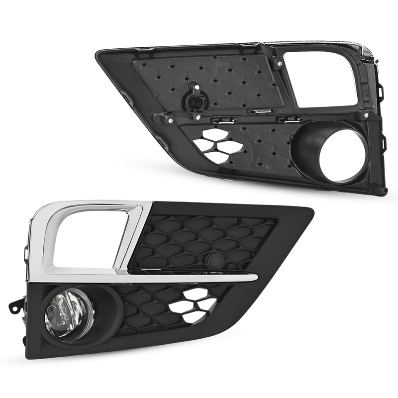 Front Bumper Fog Lamp Bezel Chrome Trim for Honda Odyssey 2018-2020 Set