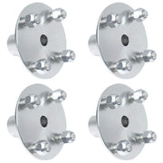 DURAFORCE Live Axle Hub 4 x 4 1 to 3/4 Step Down for Go Kart Cart ATV Quad Trailer 4 Piece