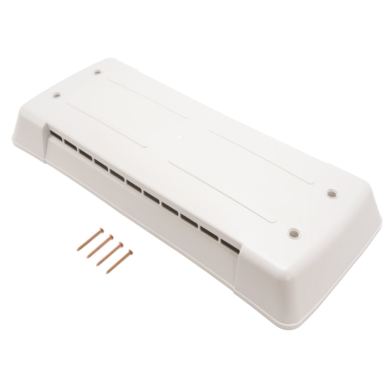 65528 White Vent Cover w/ Mounting Hardware for Dometic Refrigerator Vents