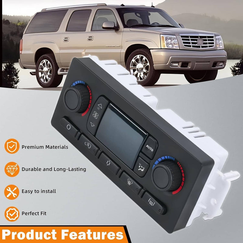 599-009 AC Heater Climate Control Module for 2003-2007 Chevy GMC Improved Design
