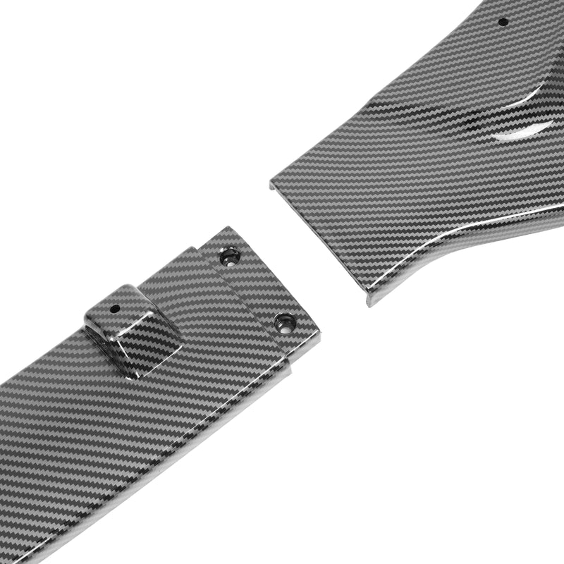 Carbon Fiber Color Front Bumper Lip Splitter for Infiniti 2018-24 Q50 Luxe Base