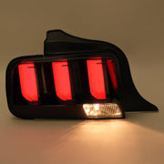 DURAFORCE LED Tube Signal Brake Lamps Smoked Tail Lights for Ford Mustang 2005-2009 Pair