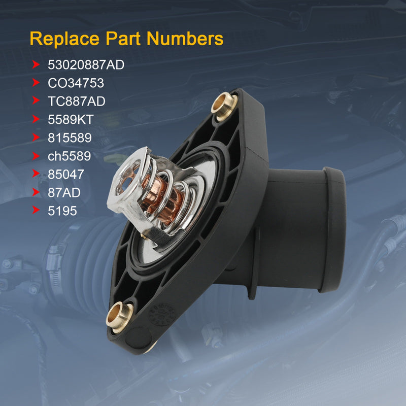 902-3312 Thermostat Housing for Ram 1500 Jeep Liberty Dodge Nitro