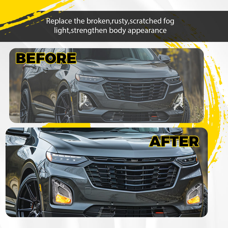 Bumper Fog Lights Switch Wiring for Chevy Equinox 2018-2021 Driver Passenger