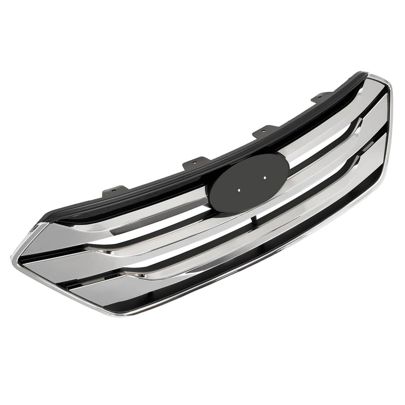 DURAFORCE Front Upper Lower Bumper Grille Set for Hyundai Santa Fe Sport 2013-2016