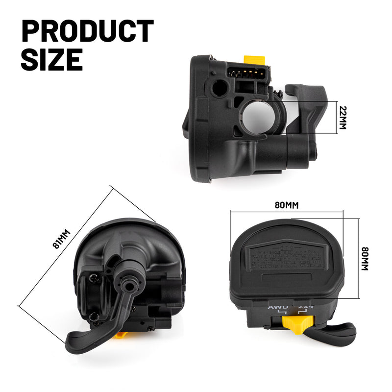 2010202 Thumb Throttle Lever for Polaris Xpedition 325 425 ATV 2000-2002