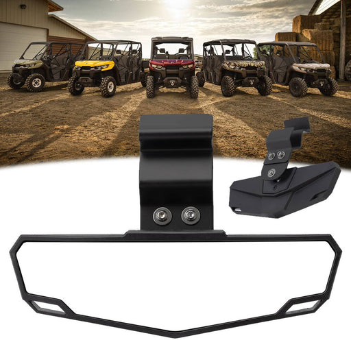 DURAFORCE UTV Rear View Center Mirror for Polaris Ranger XP 1000 Crew Diesel XP 900