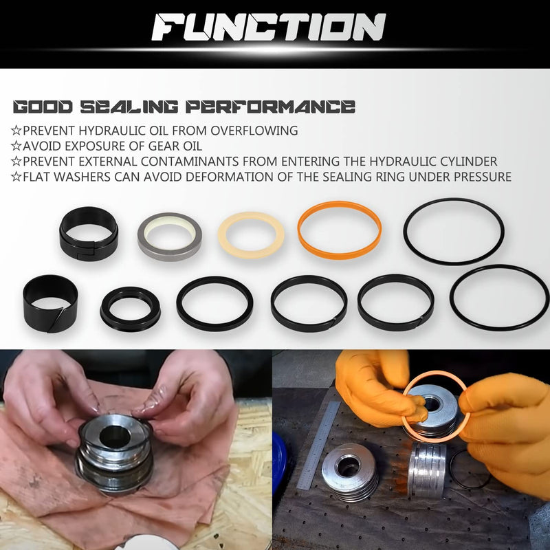 1543252C1 G109452 G105548 Hydraulic Cylinder Seal Kit for Case 1.5" Rod 3" Bore