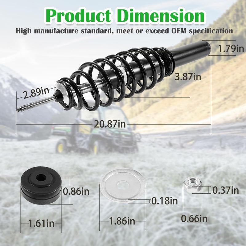 AM137957 AM135372 Shock Absorber Set for John Deere Gator UTV 620I/850D HPX