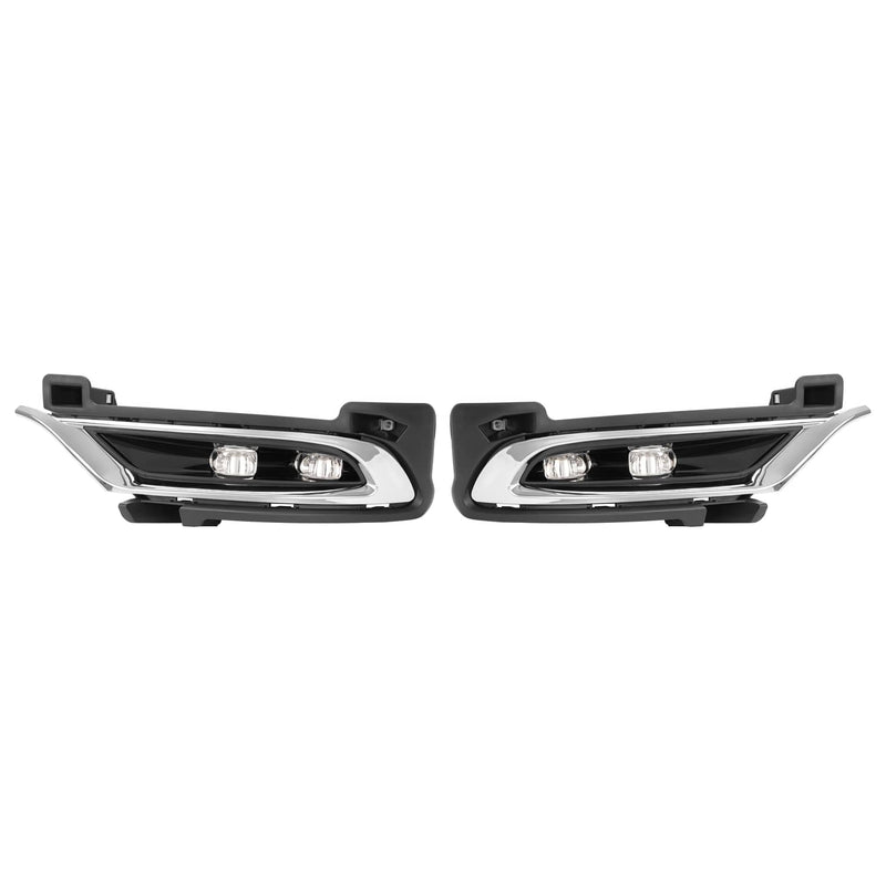 DURAFORCE LED Chrome Fog Lights Driver Passenger Side for Chrysler 300 2015-2024 2021 Pair