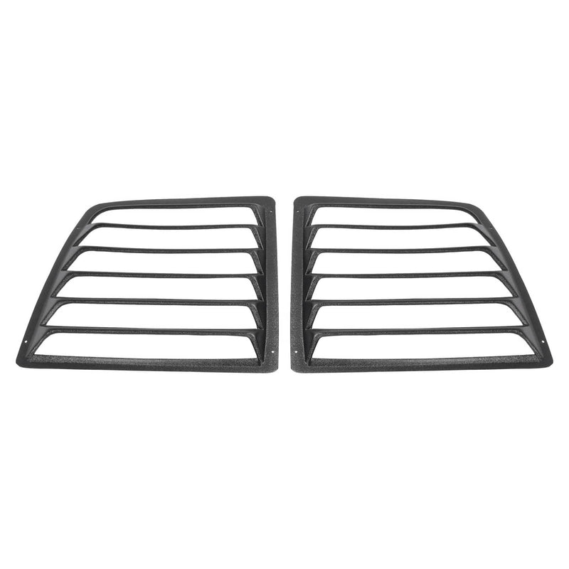 DURAFORCE Rear Window Louver for Chevy Express And for GMC Savana Van 1997-2017 Set Of 2