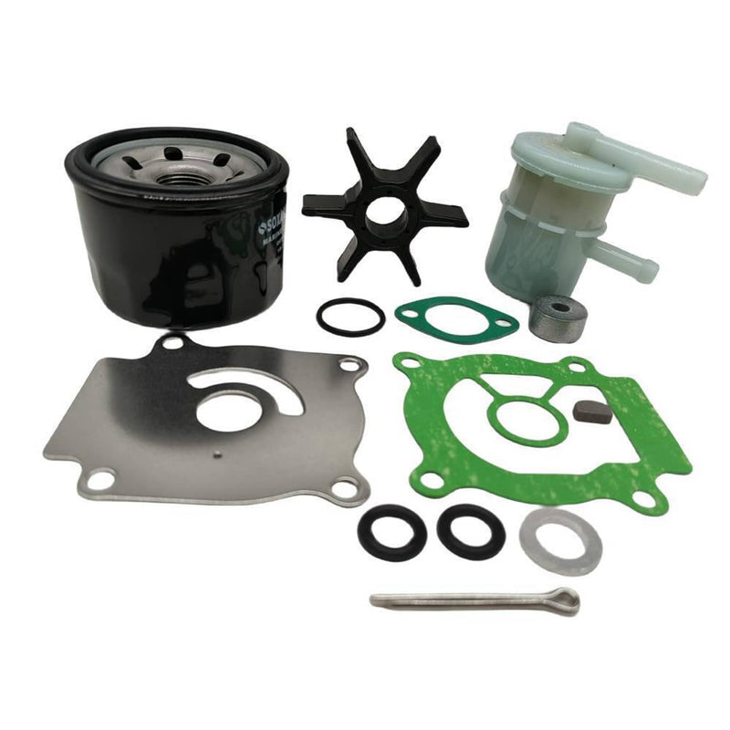 DURAFORCE 17400-89822 17461-96301 Outboard Maintenance Repair Kit for Suzuki DF25 DF30