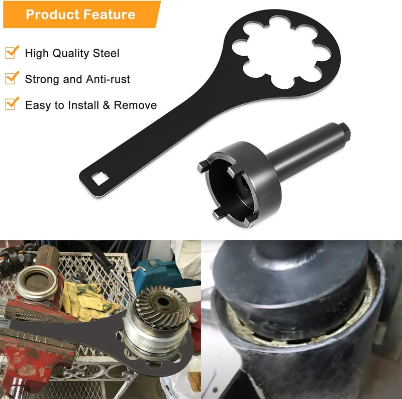 Bearing Carrier Nut And Spanner Wrench Drive Tool for Mercruiser Alpha 1 Gen 2