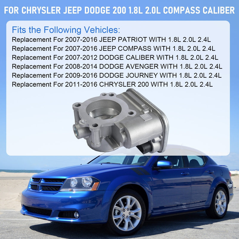 04891735AC Throttle Body for Chrysler Jeep Dodge 200 1.8L 2.0L Compass Caliber