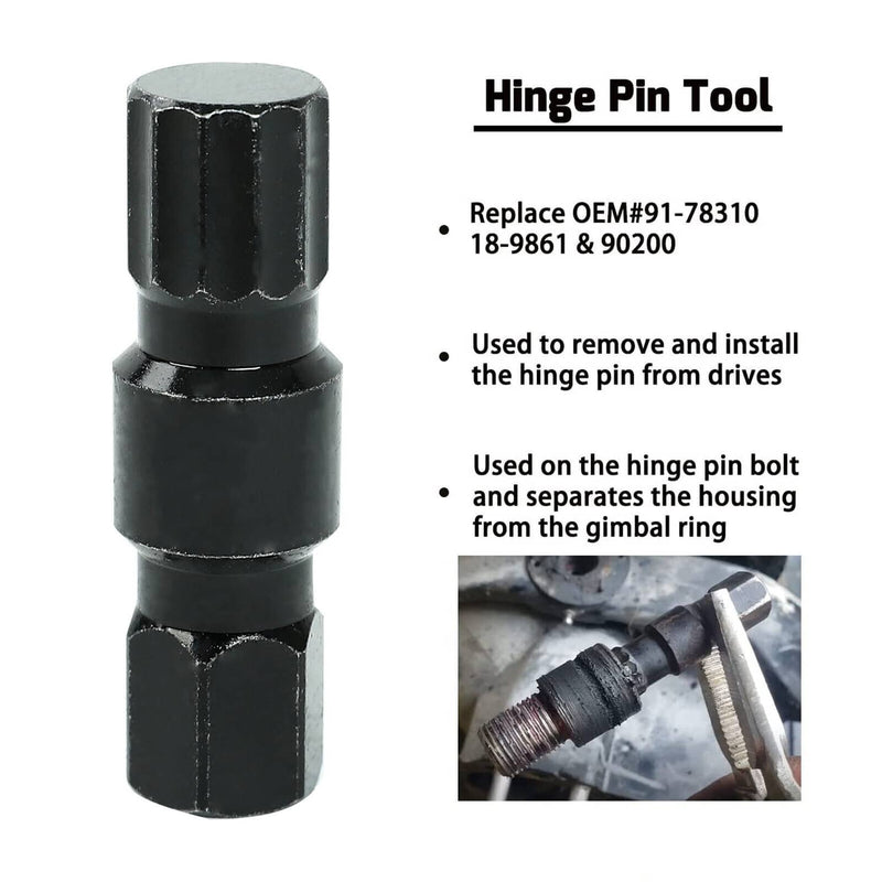DURAFORCE 91-78310 Hinge Pin Tool for MerCruiser Alpha Bravo Gen 1 2