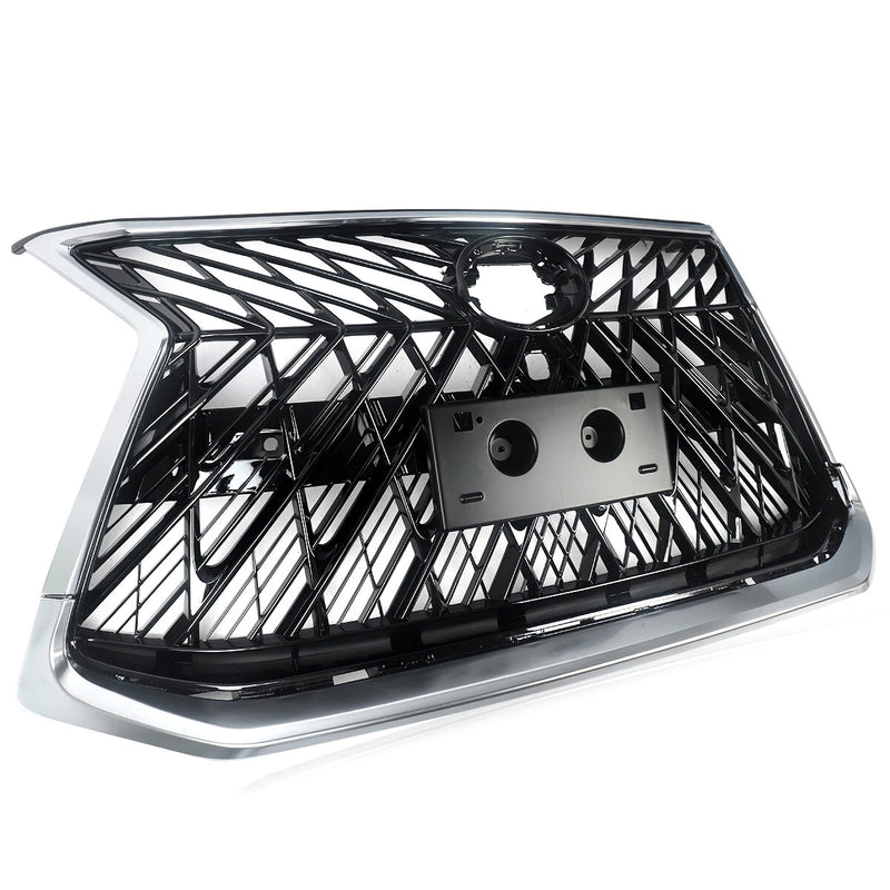 FIT 2016-2021 Lexus LX570 Luxury Grill Front Upper Grille w/ Chrome Sport Style
