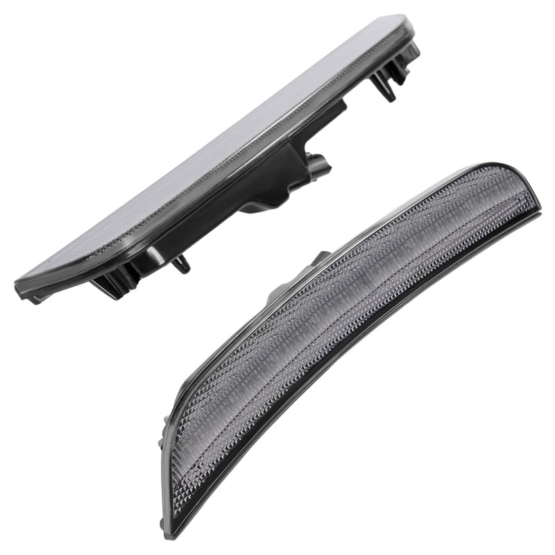 DURAFORCE Smoke LED Front/Rear Side Marker Lights for Chrysler 300C 300S 2015-2023