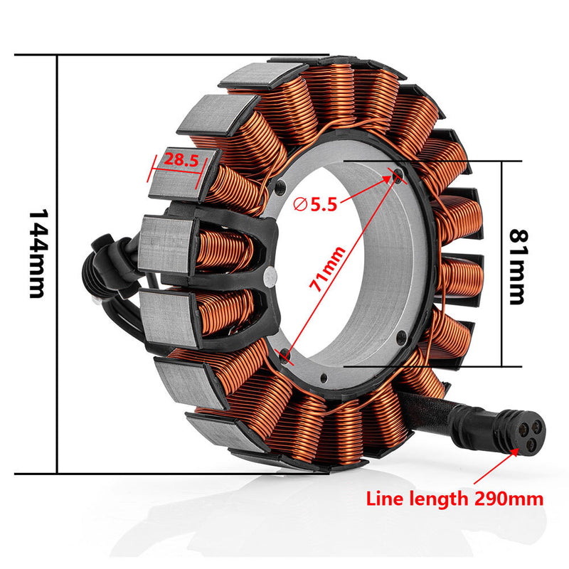 Stator & Regulator Rectifier for Harley Electra Glide FLHT Road King FLHR 06-08