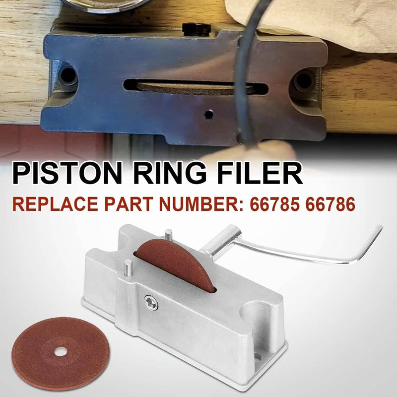 66785 Engine Piston Ring Filer Grinder Grinding Tool Raw Aluminum