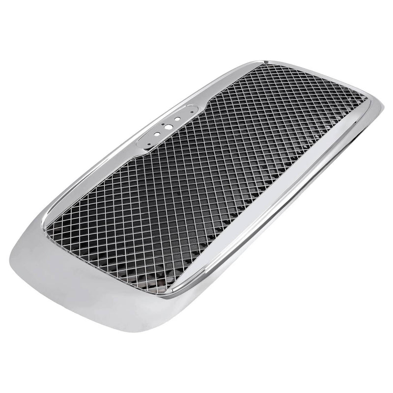 DURAFORCE Front Grille With Bug Screen Chrome Mesh Style for Freightliner Columbia 00-12