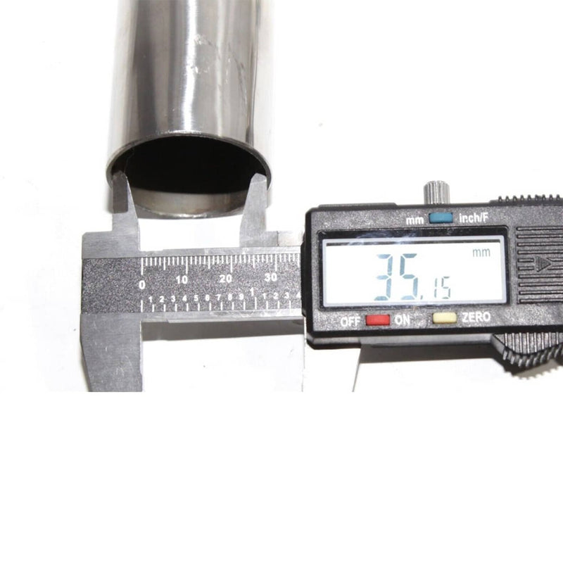 38MM 35MM 2-Bolt Wastegate SS Dump Tube for Turbo Actuator Silver Pipe