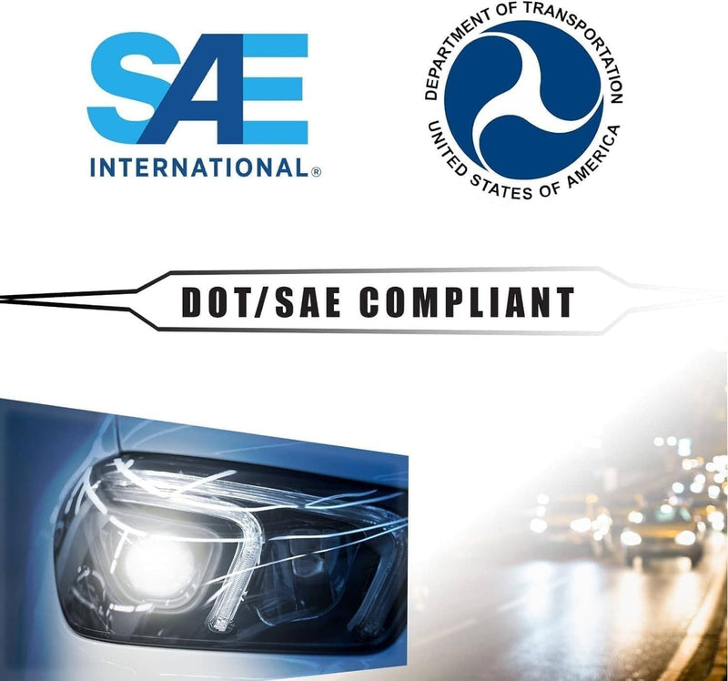 Chrome LED Headlights Headlamps Pair Left+Right for Nissan Rogue 2021 2022 2023