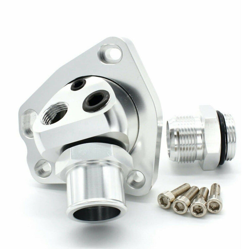 Aluminum Radiator Hose Swivel Neck Thermostat Housing for Honda K20 K24 K-Series