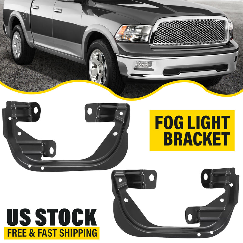 Fog Light Lamp Bracket Steel for Dodge Ram 1500 2500 3500 Truck Pickup Pair