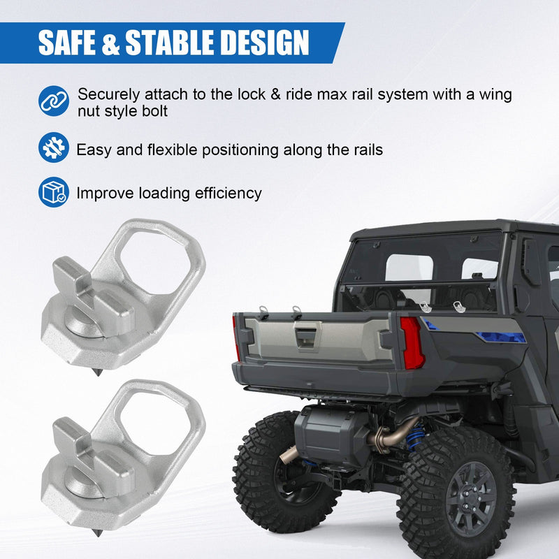 2889620 Lock And Ride Max D-Rings 2PCS for Polaris Xpedition Models 2024-2025