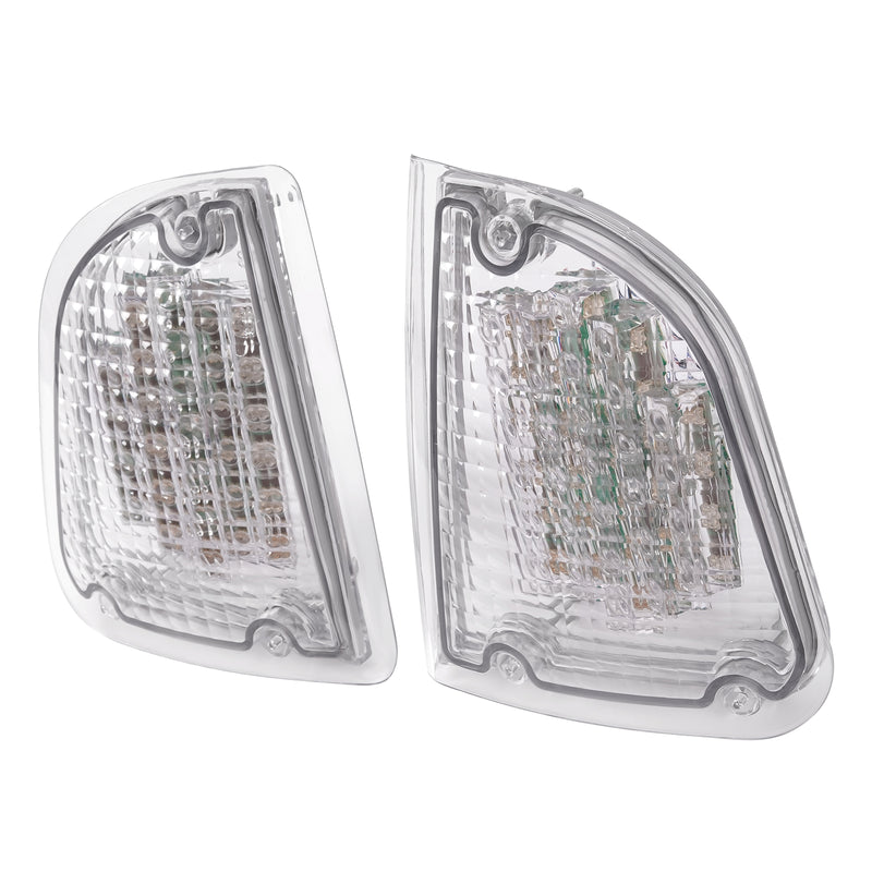Clear LED Turn Signal Lights for Kenworth KW K300 T300 T330 T600 86-08 Pair