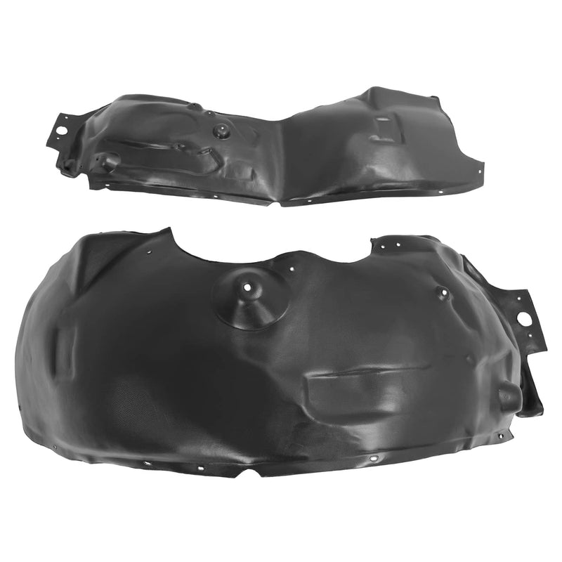 DURAFORCE Front Inner Fender Liner Set PE Black For Ford F-250/F-350 Super Duty 2011-2016