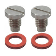 DURAFORCE Slot Head Drain Fill Plug Screw & Gasket Kit for Yamaha Outboards Lower Unit 2Pc
