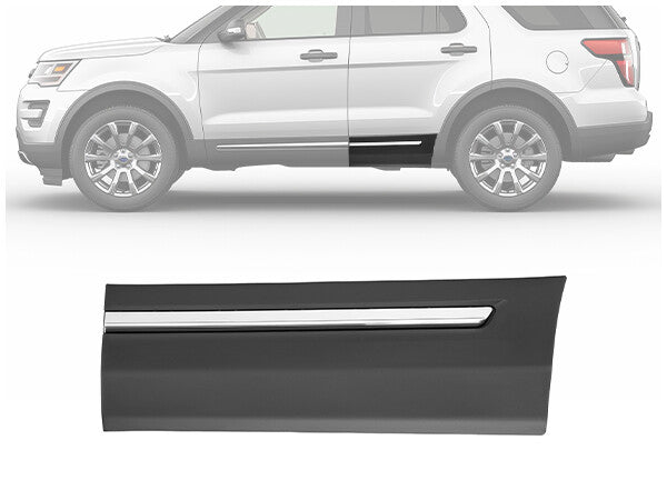 FB5Z7825557BA Rear Door Lower Molding Trim for Ford Explorer 2016-2019 LH Side