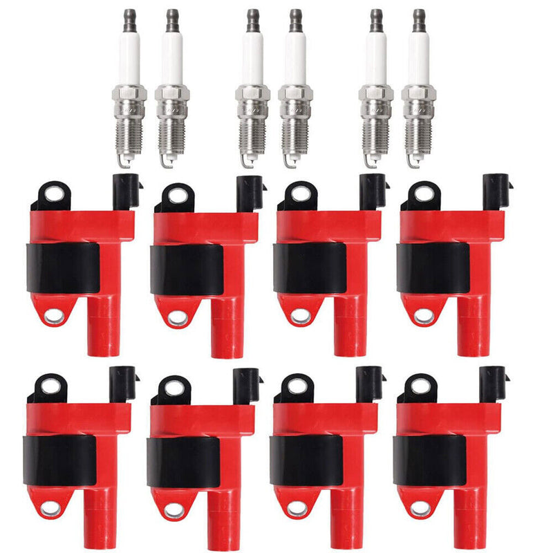 UF414 Ignition Coil Spark Plug Wire Set for Chevy GMC 5.3L 6.2L V8