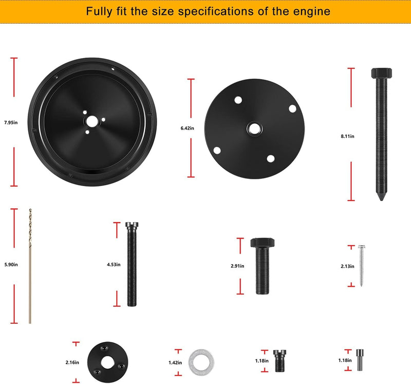 ST-221 Crankshaft Oil Seal Remove Install Tool for Cummins L10 L10G M11 ISM