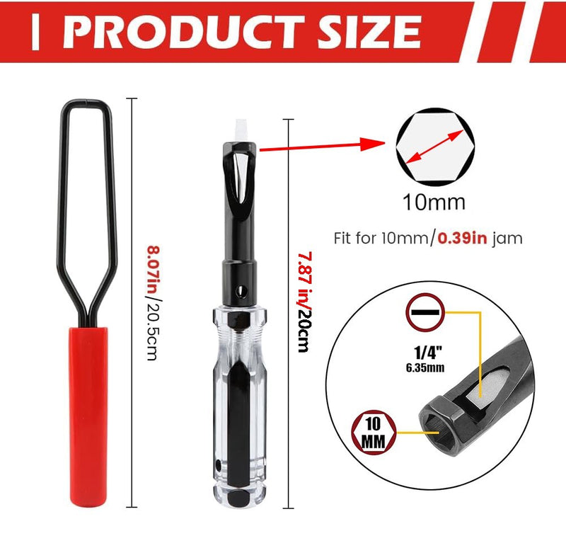 648827 Valve Lash Adjustment Tool Set for Honda 10mm Jam Nut Slotted Stud