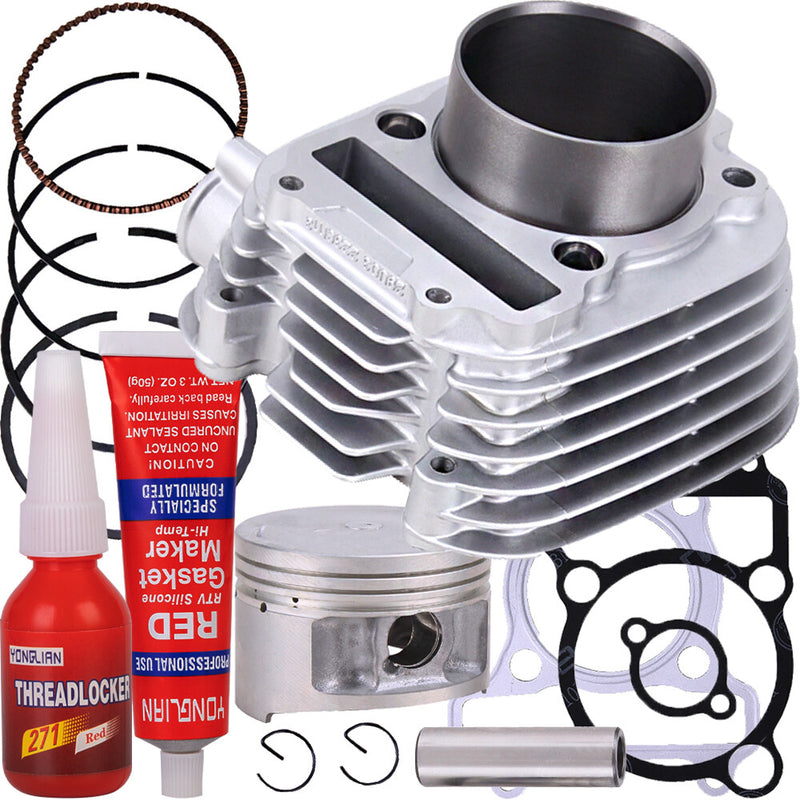 Cylinder Piston Gaskets Top End Rebuild Kit for Yamaha XT225 TTR225 TTR230 ATV