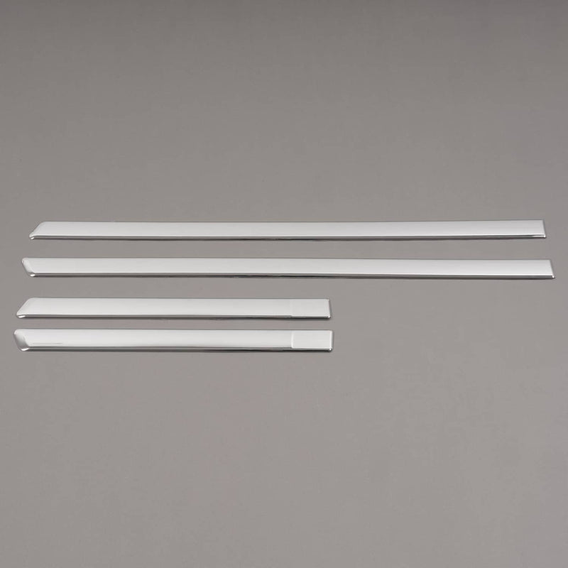 DURAFORCE Side Door Molding Trim Cover Kit for Jeep Grand Cherokee 2011-2013 Chrome