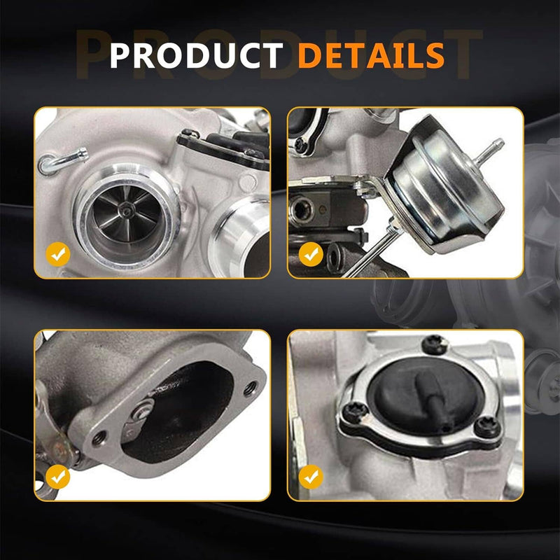 Left Right Turbo Kit for Ford F150 Pickup 2013-2016 V6 3.5L Turbocharger