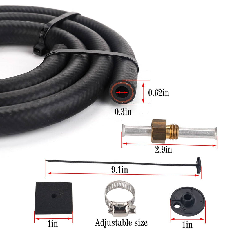 Aluminum Transmission Oil Cooler 4 Row for Auto Manual Radiator + Hose Mount Kit
