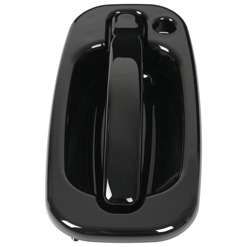 Door Handle Set for Chevy Silverado 1500 1999-2006 Smooth Black Front Outer 2PCS