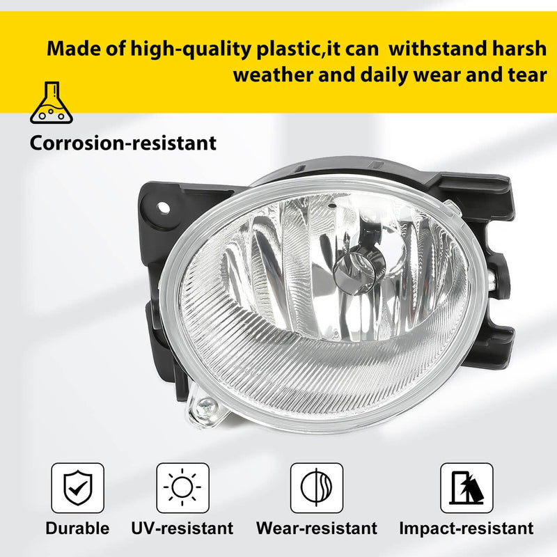 DURAFORCE 33951SZA305 Fog Driving Light Lamp Left Driver for Honda Pilot 2009-2011