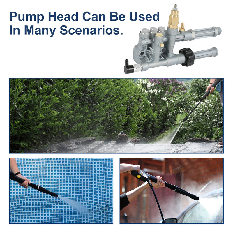 Complete Pump Head with Unloader 2800 PSI for SRMW2.3G28 SRMW2.4G28 Pumps