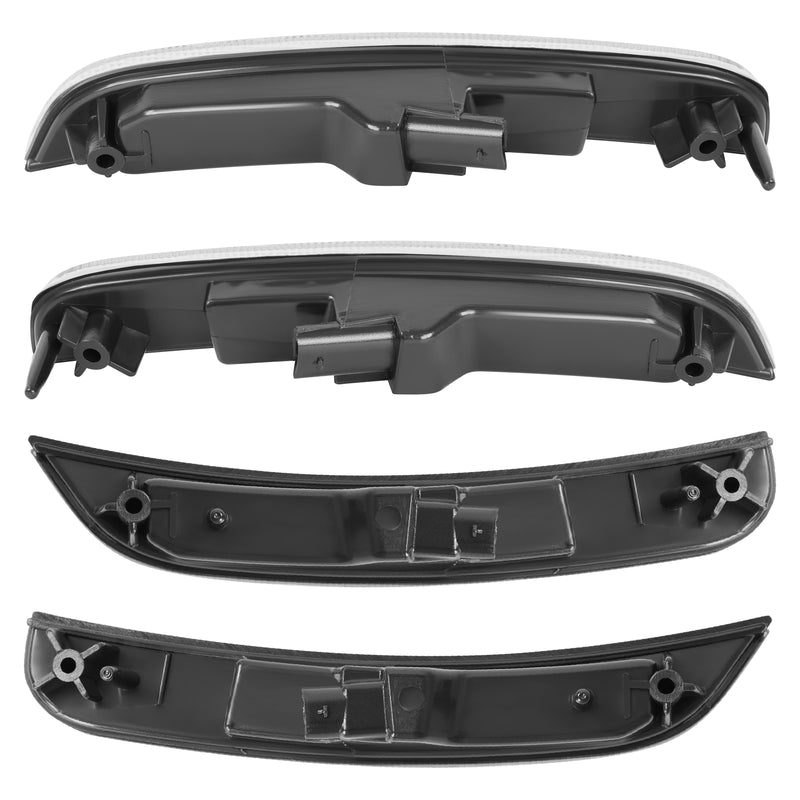 Clear LED Front & Rear Side Marker Lights for Chrysler 300 2015-2023 4 Pieces