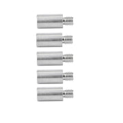 DURAFORCE 838929 Zinc Pencil Anode for Volvo Penta Engines 858501 5 Pcs