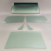 DURAFORCE Glass Windshield Vent Door Back Green Windows for Ford Mustang Fastback 1967-68