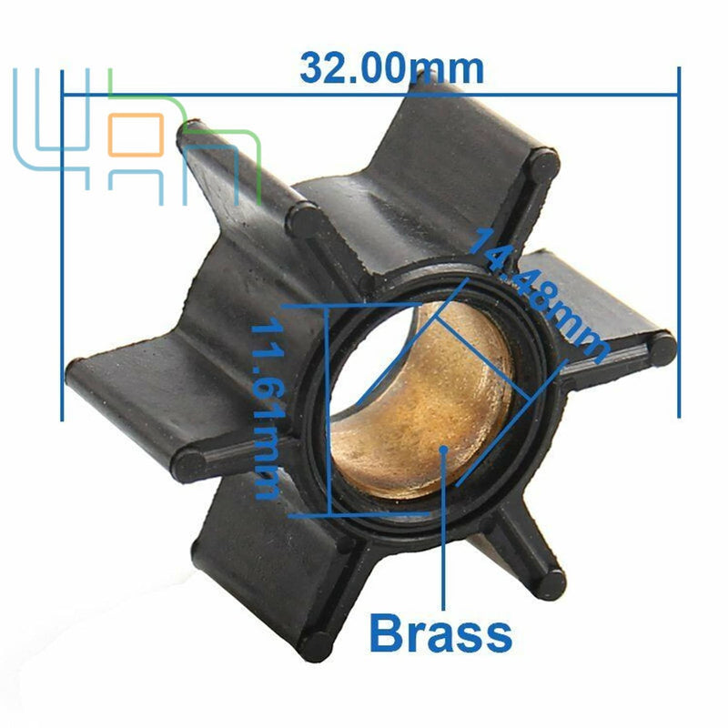 DURAFORCE 47-89981 47-65957 12270 18-3239 Water Pump Impeller for Mercury Outboard Motors