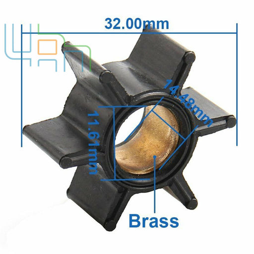 DURAFORCE 47-89981 47-65957 12270 18-3239 Water Pump Impeller for Mercury Outboard Motors