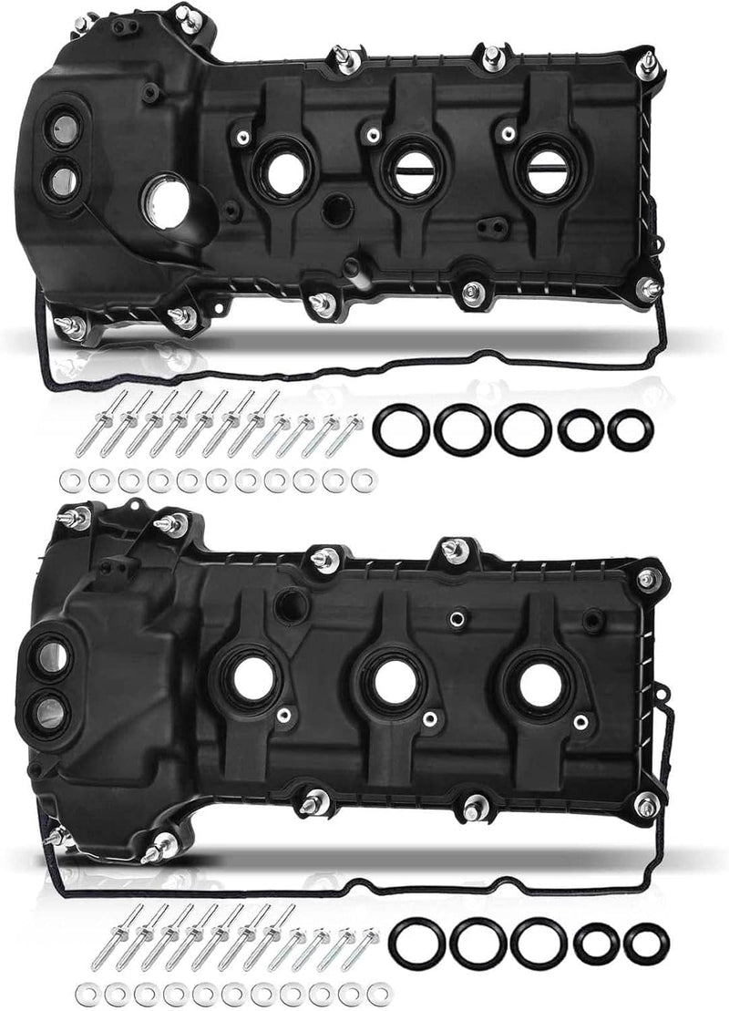 BL3Z-6582-H Aluminum Engine Valve Cover Kit for Ford F-150 3.5L V6 2013-2016 2 P