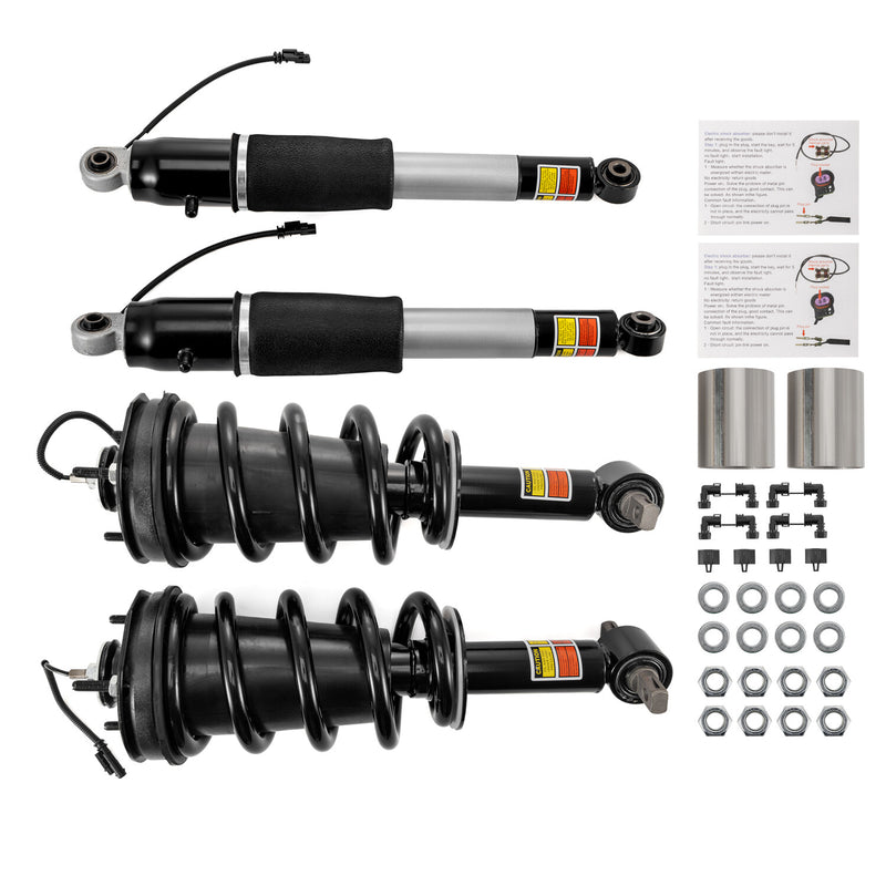 4x Front Rear Shock Strut Assys for 2015-2020 Cadillac Escalade Set